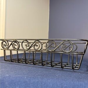 Elegant Black Wire Basket